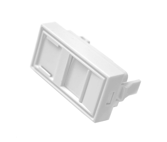 Nemontovaný modul 1x RJ45, 22,5x45 mm s protiprachovou krytkou