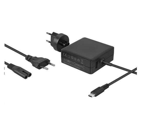 Nabíjací adaptér AVACOM USB Type-C 65W Power Delivery + USB A