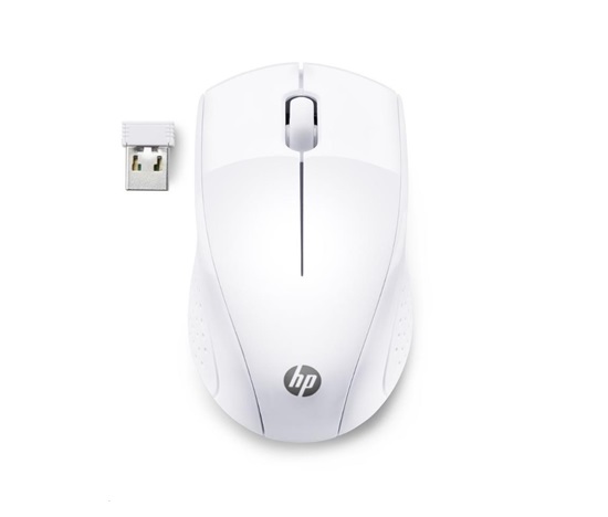 Myš HP - 220 Myš, bezdrôtová, biela