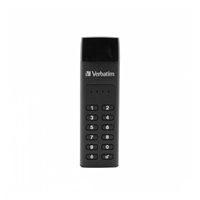 VERBATIM USB C 3.1 disk 128 GB - klávesnica Secure (R:160/W:150 MB/s) GDPR