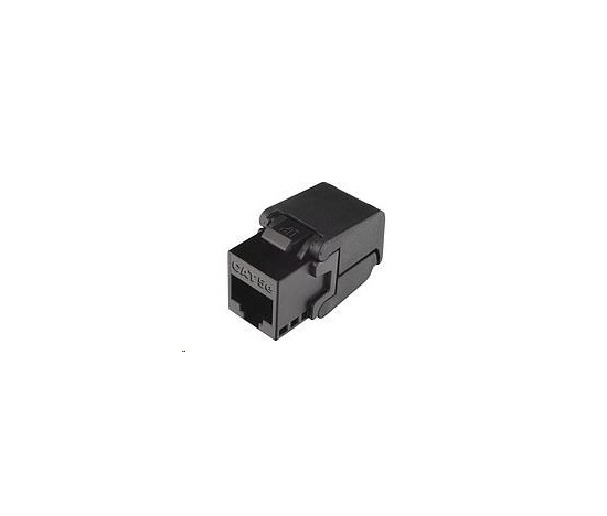 Solarix Samorezný keystone CAT5E UTP RJ45 čierny SXKJ-5E-UTP-BK-SA