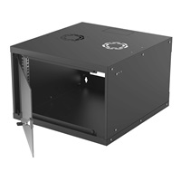 Intellinet 19" rack BASIC 6U/560 mm, čierny, rozložený flatpack