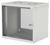 Intellinet 19" rack BASIC 9U/400 mm, sivý, rozložený flatpack