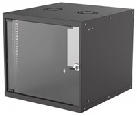 Intellinet 19" rack BASIC 9U/560 mm, čierny, rozložený flatpack