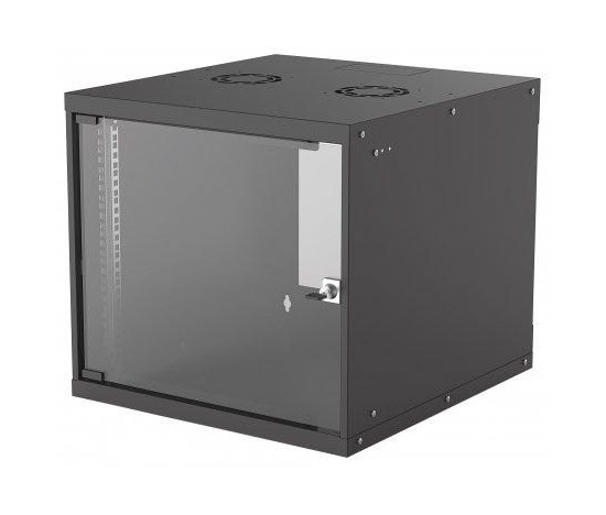 Intellinet 19" rack BASIC 9U/560 mm, čierny, rozložený flatpack