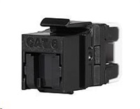 Solarix Quick cut CAT6 UTP RJ45 black keystone pre kliešte SXKJ-NA-BU