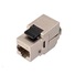 Solarix Samorezný keystone CAT6 STP RJ45 SXKJ-6-STP-BK-SA