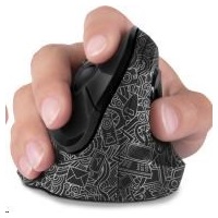 CONNECT IT FOR HEALTH ergonomická vertikálna myš DOODLE, (+ 1x batéria AA zdarma), bezdrôtová