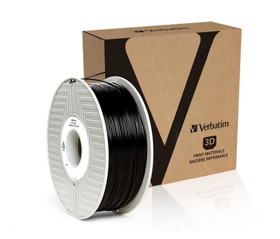 VERBATIM Filament pre 3D tlačiarne ABS 1.75mm, 404m, 1kg čierna (55010 OLD)