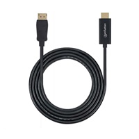 MANHATTAN Kábel DisplayPort - HDMI 1080p, 3 m, čierny