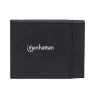 Nabíjacia stanica MANHATTAN USB Power Delivery - 72 W, čierna