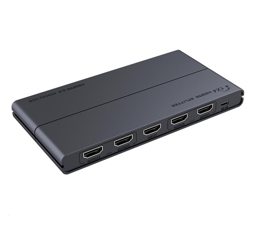 PremiumCord HDMI 2.0 splitter 1-4 porty, 4K x 2K/60Hz, FULL HD, 3D, podpora HDR