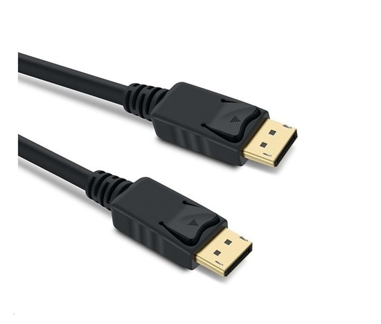 PREMIUMCORD Kabel DisplayPort 1.4 přípojný kabel M/M, zlacené konektory, 1,5m