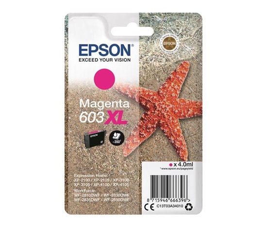 Atramentová tyčinka EPSON Singlepack "Starfish" Magenta 603XL