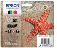 Atrament EPSON Multipack "Starfish" 4-farebný atrament 603XL