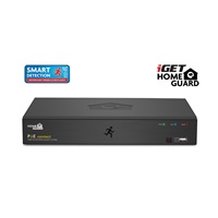 iGET HOMEGUARD HGNVK85304 PoE kamerový systém s detekciou pohybu SMART, 8-kanálový FullHD NVR + 4x FullHD vonkajšia kamera