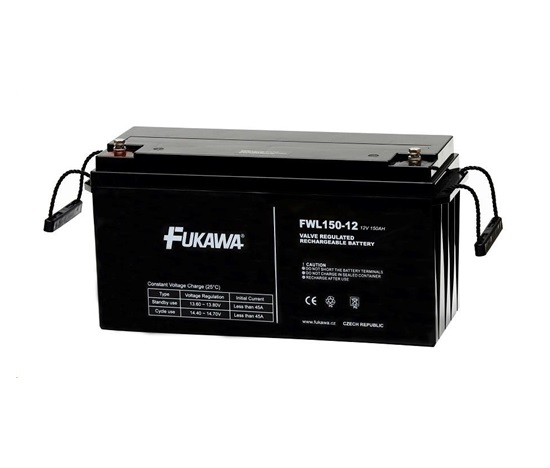 Batéria - FUKAWA FWL 150-12 (12V/150Ah - M8), životnosť 10 rokov