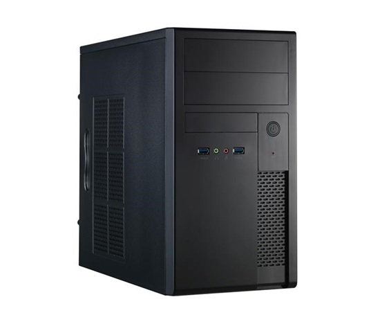 Skriňa CHIEFTEC Mesh Series/Minitower, XT-01B-OP, čierna, USB 3.0, žiadny zdroj