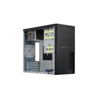 Skriňa CHIEFTEC Mesh Series/Minitower, XT-01B-OP, čierna, USB 3.0, žiadny zdroj