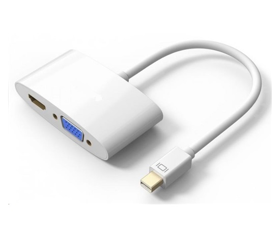 Adaptér PREMIUMCORD Mini DisplayPort - HDMI + VGA , FULL HD 1080p, 4K*2K@30Hz