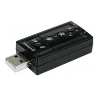 MANHATTAN Hi-Speed USB 3D 7.1 zvukový adaptér