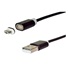 Dátový kábel Virtuos micro USB, magnetický, dobíjací, 1,8 m