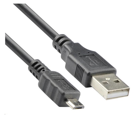 Kábel PREMIUMCORD Micro USB 2.0, A-B 1,5 m kábel určený na rýchle nabíjanie