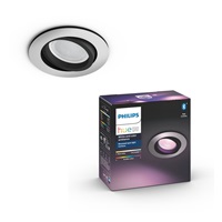 PHILIPS CENTURA Zapuštěné bodové svítidlo, Hue White and color ambiance, 240V, 1x5.7W GU10, round, Aluminium
