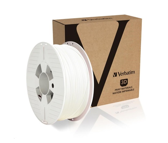 VERBATIM Filament pre 3D tlačiarne PLA 1.75mm, 335m, 1kg biela (OLD PN 55268)