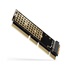 AXAGON PCEM2-1U, PCIe x16/x8/x4 - M.2 NVMe M-key slot adaptér, 1U