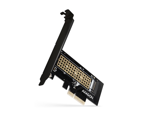 AXAGON PCEM2-N, PCIe x4 - M.2 NVMe M-key slot adaptér, vrátane. LP