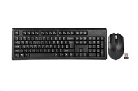 Súprava A4tech 4200N je bezdrôtová. kľúče. + bezdrôtové pripojenie. Optická myš V-Track,CZ/US, USB