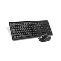 Súprava A4tech 4200N je bezdrôtová. kľúče. + bezdrôtové pripojenie. Optická myš V-Track,CZ/US, USB