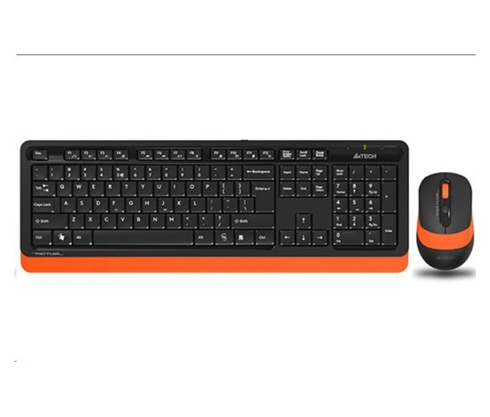 A4tech FG1010 FSTYLER set bezdrôtový. klávesnica + myš, oranžová