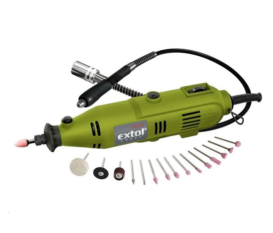 Extol Craft (404116) bruska přímá s ohebným nástavcem, 130W