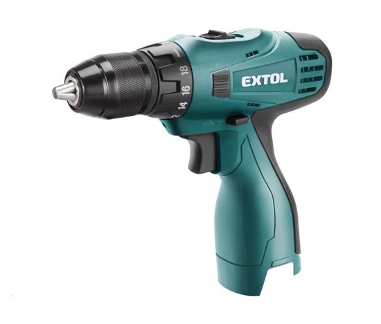 Extol Industrial (8791151T) vrtací šroubovák aku, 16,6V MAX Li-ion (2x), 1300mAh, bez baterie a nabíječky