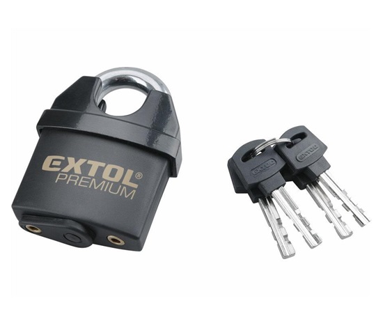 Extol Premium (8857760) zámek visací bezpečnostní voděodolný, 60mm, 4 klíče