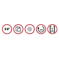Reflecta TABULA Phone Car - do auta (pridať./..., s výnimkou.V/H, rev.360°, čierna)