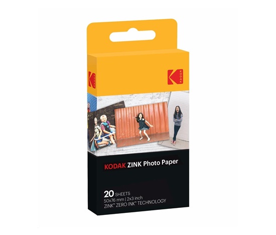Kodak Zink - fotografický papier 2x3 20 balení