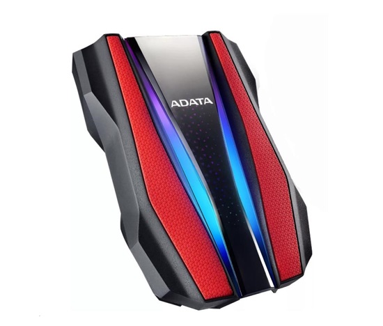 Externý pevný disk ADATA 2TB 2,5" USB 3.2 HD770G, červená