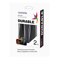 Externý pevný disk ADATA 2TB 2,5" USB 3.2 HD770G, červená