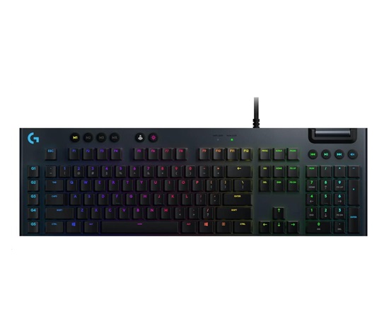 Logitech Keyboard G815, Mechanical Gaming, Lightsync RGB,Tacticle, US