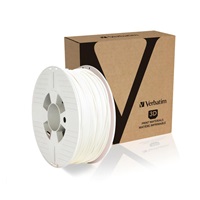 VERBATIM Filament pre 3D tlačiarne PLA 2.85mm, 126m, 1kg biela (OLD model 55277)