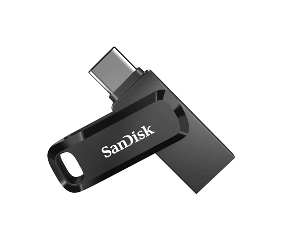 SanDisk Flash disk 64 GB Ultra, dvojitý USB disk GO typu C