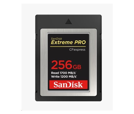 SanDisk Compact Flash 256 GB Express Extreme Pro (R:1700/W:1200 MB/s)