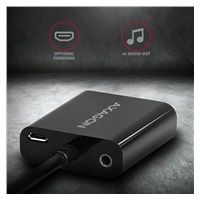 AXAGON RVH-VGAN, redukcia/adaptér HDMI -> VGA, FullHD, audio výstup, napájanie micro USB konektor