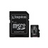 Karta Kingston 256GB micSDXC Canvas Select Plus 100R A1 C10 + adaptér SD