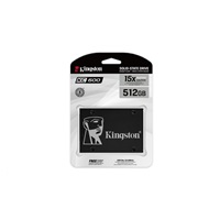 Kingston SSD 512GB KC600 SATA3 2.5" (R:550, W:520 MB/s)