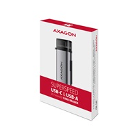 AXAGON CRE-SAC, USB3.externá čítačka kariet SD/microSD 2 Gen 1 Type-C + Type-A, podpora UHS-I
