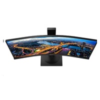 Philips MT VA LED 346B1C/00 - VA panel, 3440x1440, DP, HDMI, USB-C dock, reproduktory, pivot, zakrivený